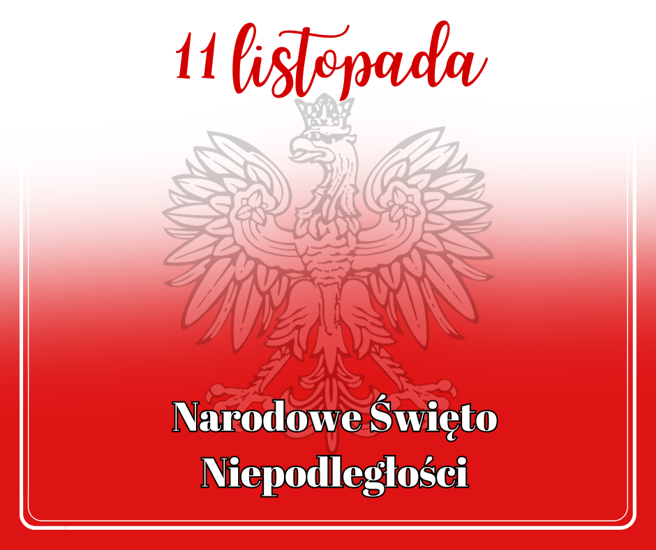 Biały Czerwony Elegancki Polskie Narodowe Święto Niepodległości Post na Facebook
